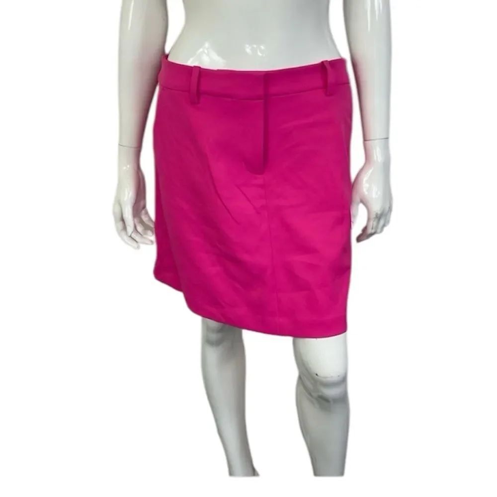NEW Tory Sport Bright Pink Pockets Tech Twil Golf Skort Size M